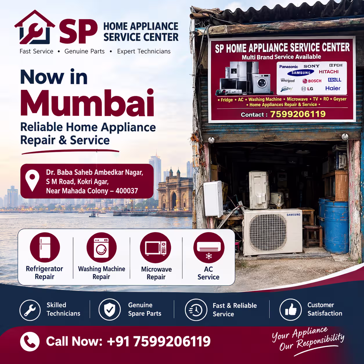 appliance repair service in mumbai